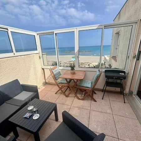 לה ברקרה Grand Large Appartement Terrasse Front De Mer Barcares מראה חיצוני תמונה