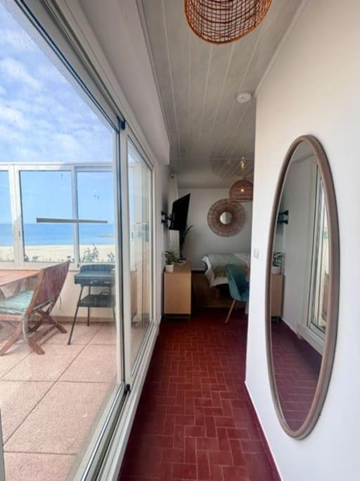 לה ברקרה Grand Large Appartement Terrasse Front De Mer Barcares מראה חיצוני תמונה