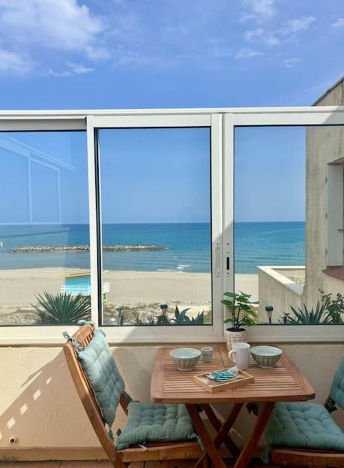 לה ברקרה Grand Large Appartement Terrasse Front De Mer Barcares מראה חיצוני תמונה